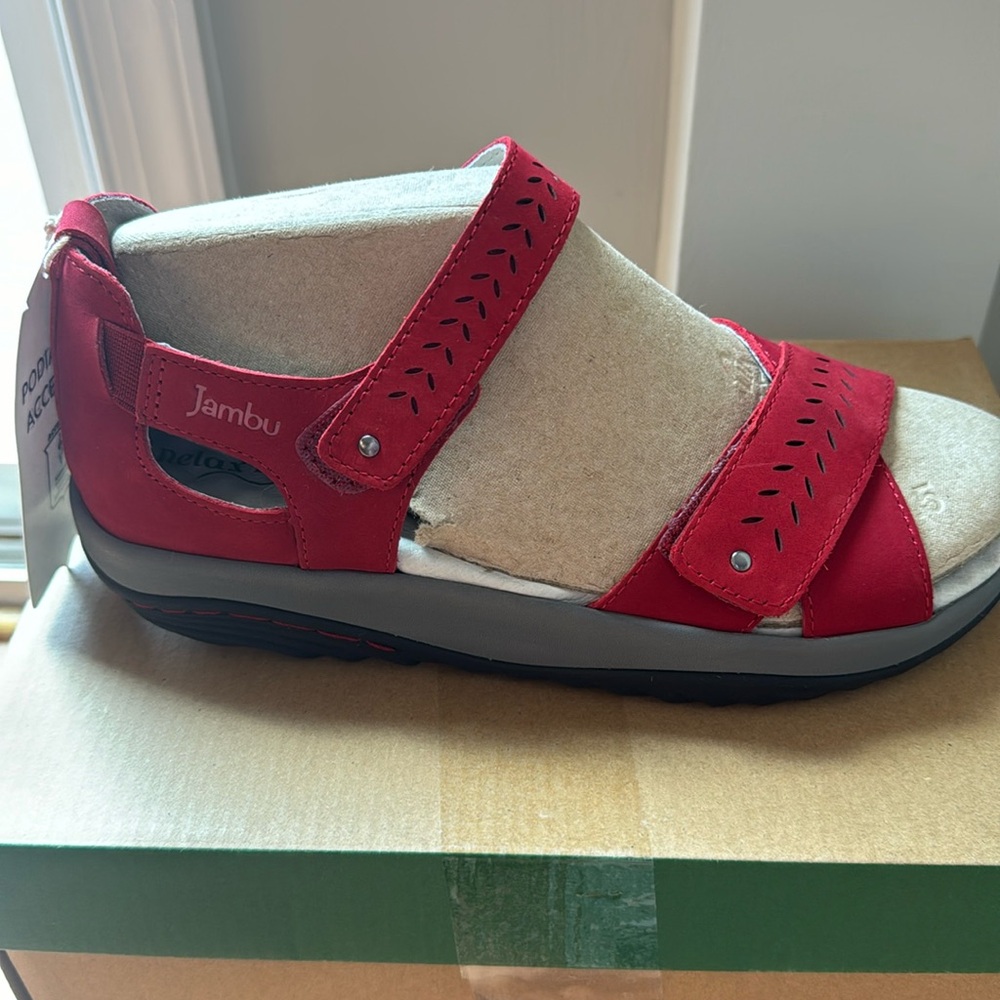 Sedona Jambu Red Sandals